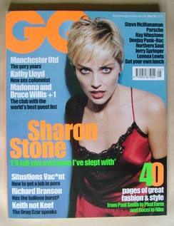 British GQ magazine - May 1998 - Sharon Stone cover