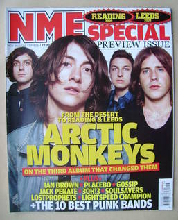 NME magazine - Arctic Monkeys cover (29 August 2009)