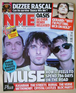 NME magazine - Muse cover (16 August 2008)