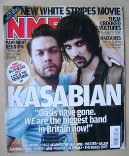 NME magazine - Kasabian cover (31 October 2009)