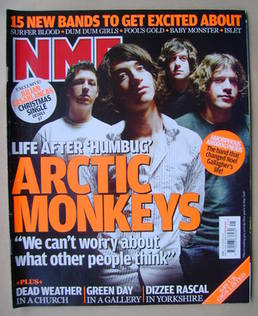 NME magazine - Arctic Monkeys cover (7 November 2009)