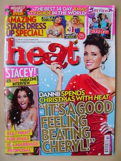 Heat magazine - Dannii Minogue cover (18-31 December 2010 - Issue 608)