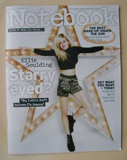<!--2013-08-11-->Notebook magazine - Ellie Goulding cover (11 August 2013)