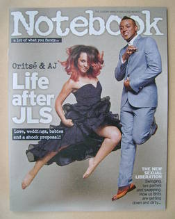 Notebook magazine - Oritse and AJ cover (18 August 2013)