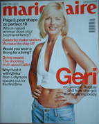 British Marie Claire magazine - May 2001 - Geri Halliwell cover