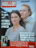 Hello! magazine - Victoria Spencer cover (17 August 1999 - Issue 573)
