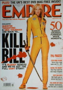 Empire magazine - Uma Thurman cover (November 2003 - Issue 173)