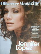 The Observer magazine - Jennifer Lopez cover (30 September 2007)