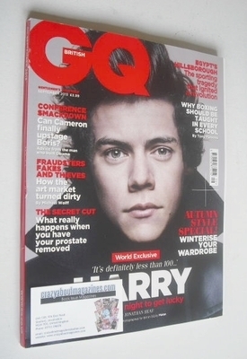 British GQ magazine - September 2013 - Harry Styles cover