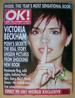 OK! magazine - Victoria Beckham cover (31 August 2001 - Issue 279)