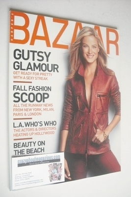 Harper's Bazaar magazine - July 2000 - Carolyn Murphy cover