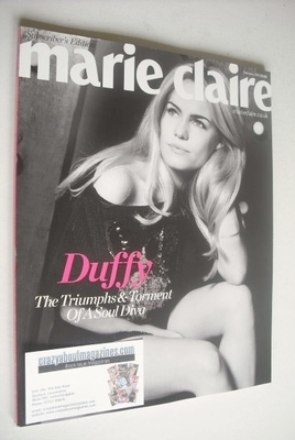 British Marie Claire magazine - February 2011 - Duffy cover (Subscriber's Issue)