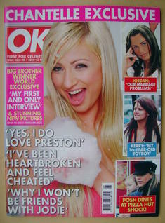 OK! magazine - Chantelle Houghton cover (7 February 2006 - Issue 506)