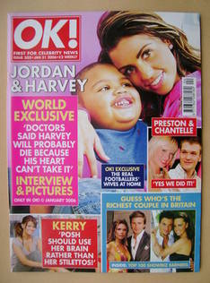 OK! magazine - Jordan and Harvey cover (31 January 2006 - Issue 505)