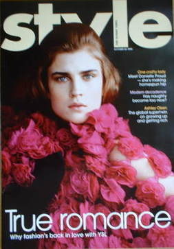 <!--2006-10-22-->Style magazine - True Romance cover (22 October 2006)