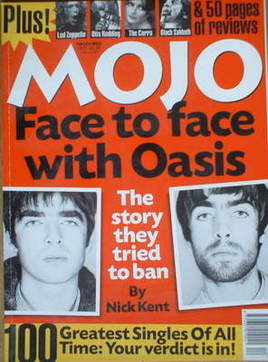 MOJO magazine - Oasis cover (December 1997 - Issue 49)