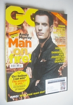 British GQ magazine - July 2013 - Andy Murray cover
