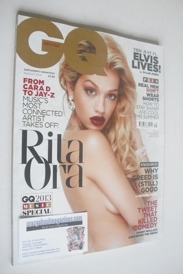 British GQ magazine - August 2013 - Rita Ora cover