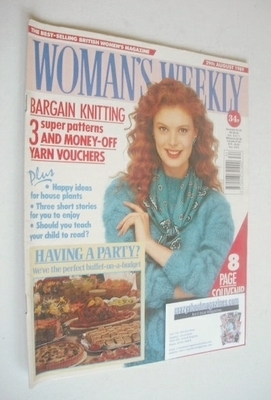 Woman's Weekly magazine (29 August 1989 - British Edition)