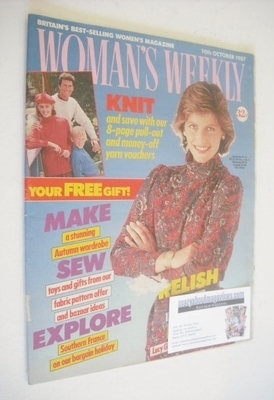 <!--1987-10-10-->Woman's Weekly magazine (10 October 1987 - British Edition