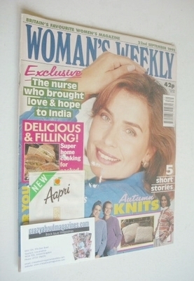 Woman's Weekly magazine (22 September 1992)