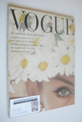British Vogue magazine - June 1962 (Jean-Shrimpton cover)