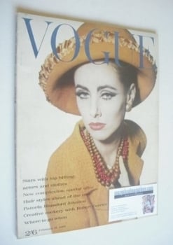 British Vogue magazine - 15 February 1962 (Vintage Issue)