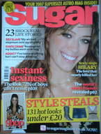 Sugar magazine - Hilary Duff cover (February 2007)