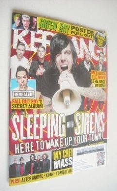 <!--2013-09-21-->Kerrang magazine - Sleeping With Sirens cover (21 Septembe