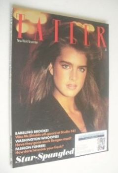 Tatler magazine - November 1981 - Brooke Shields cover