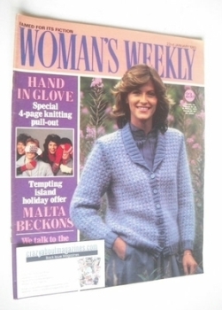 Woman's Weekly magazine (22 January 1983 - British Edition)