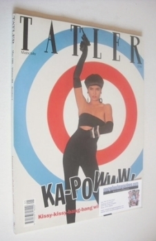 Tatler magazine - May 1989 - Talisa Soto cover