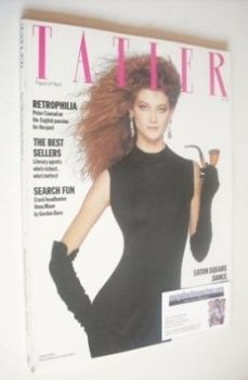 Tatler magazine - April 1986 - Sophie Ward cover