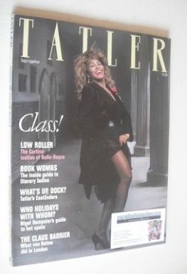 Tatler magazine - September 1986 - Tina Turner cover