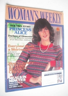 <!--1983-04-02-->Woman's Weekly magazine (2 April 1983 - British Edition)
