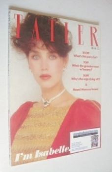Tatler magazine - February 1982 - Isabele Adjani cover