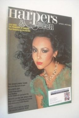 <!--1977-04-->British Harpers & Queen magazine - April 1977 - Marie Helvin 