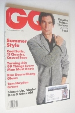 <!--1987-06-->US GQ magazine - June 1987 - Timothy Dalton cover