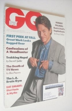 US GQ magazine - July 1988 - Robert Palmer cover