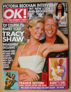 OK! magazine - Tracy Shaw and Robert Ashworth cover (4 August 2000 - Issue 224)