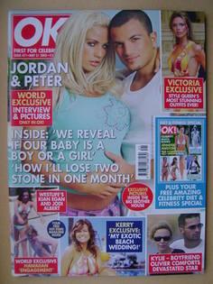 <!--2005-05-31-->OK! magazine - Jordan and Peter Andre cover (31 May 2005 -