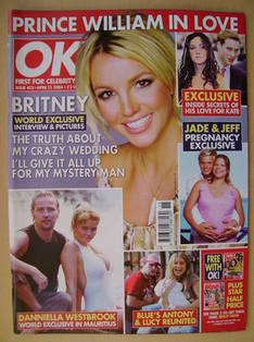 OK! magazine - Britney Spears cover (13 April 2004 - Issue 413)