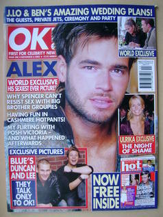 OK! magazine - Alex Sibley cover (6 November 2002 - Issue 340)