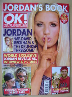 <!--2004-04-27-->OK! magazine - Jordan cover (27 April 2004 - Issue 415)