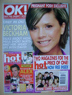 OK! magazine - Victoria Beckham cover (26 June 2002 - Issue 321)