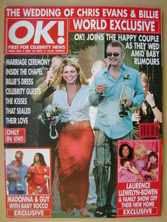 OK! magazine - Chris Evans and Billie Piper cover (18 May 2001 - Issue 264)
