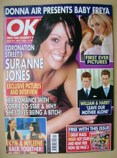 OK! magazine - Suranne Jones cover (4 November 2003 - Issue 391)