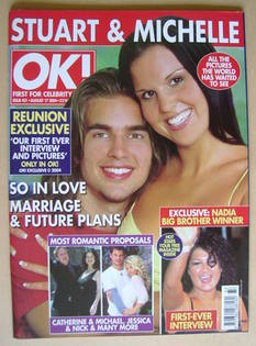 OK! magazine - Stuart Wilson and Michelle Bass cover (17 August 2004 - Issue 431)