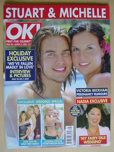 OK! magazine - Stuart Wilson and Michelle Bass cover (31 August 2004 - Issue 433)