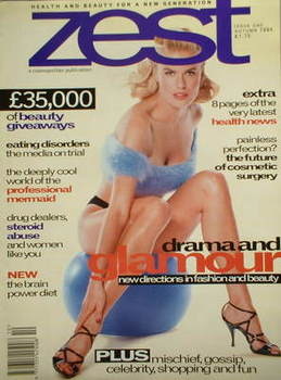 Zest magazine - Vendela cover (Autumn 1994 - Issue 1)